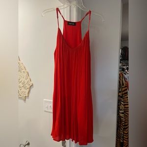 Red dress from Fabrik